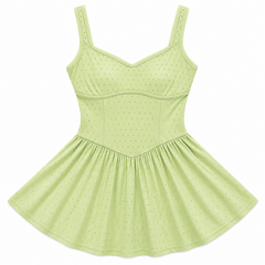 The Beignet Rhinestone Athletic Dress