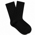 Black Bedazzled Crew Socks